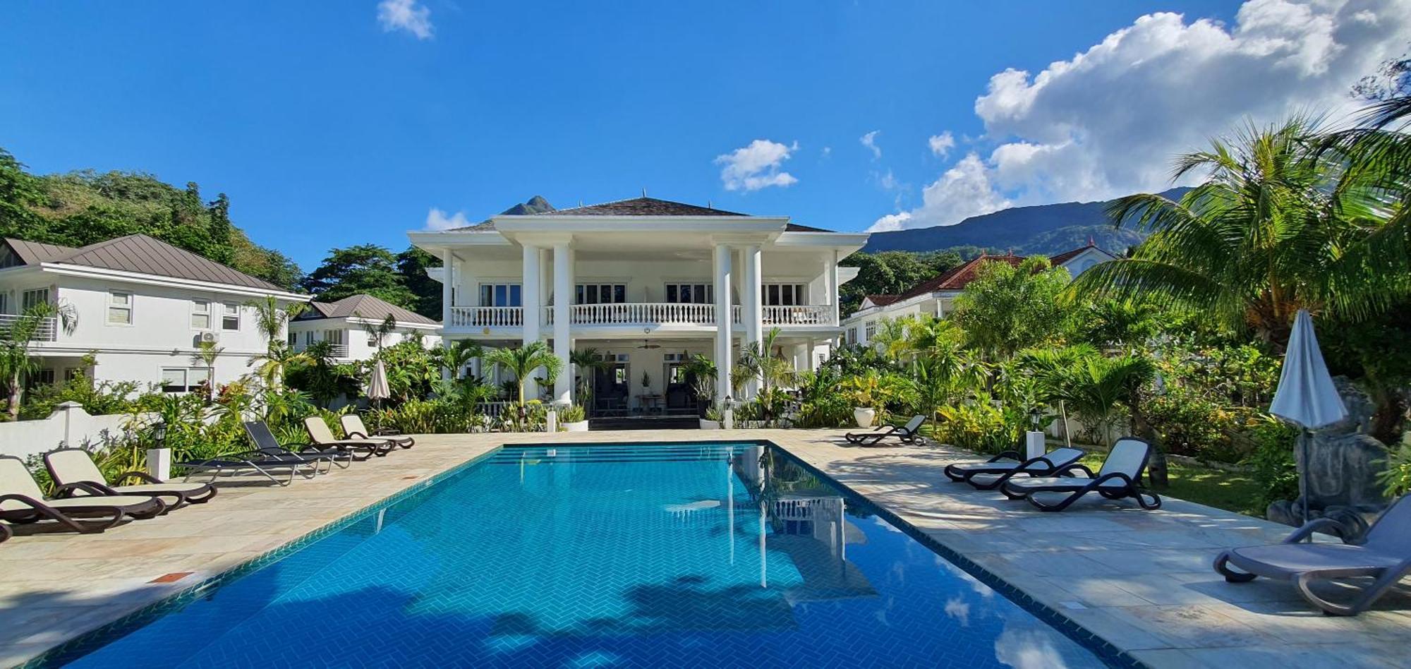 Villa Blanc Beau Vallon  Esterno foto